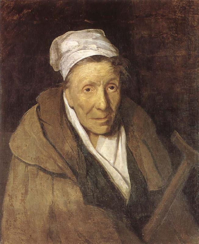 A woman with spelmani, Theodore Gericault
